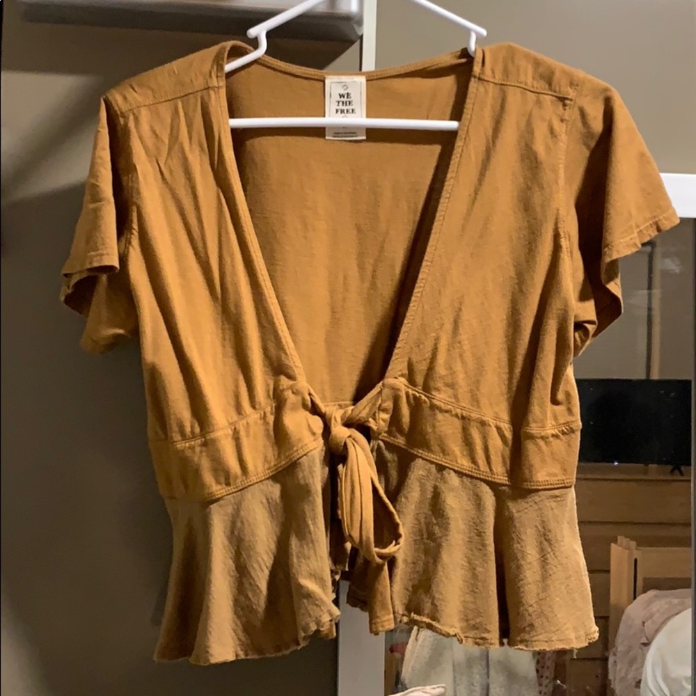 We The Free Suede Blouse